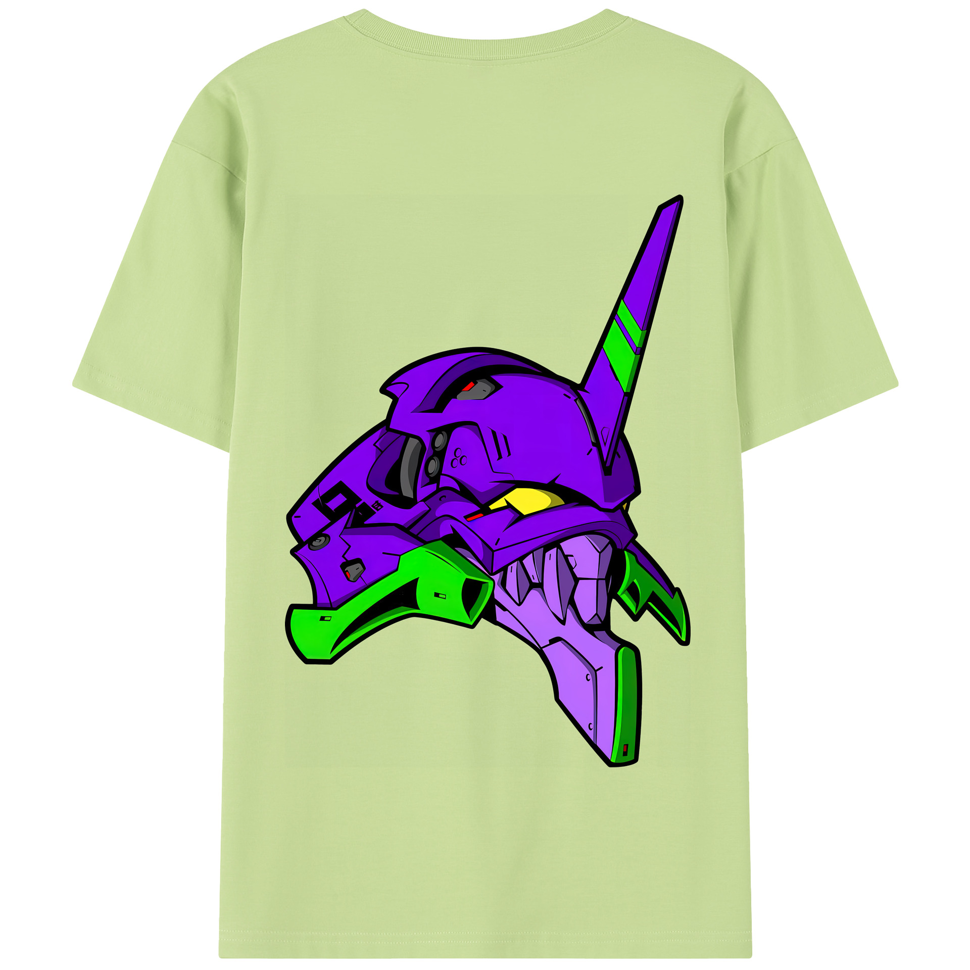 （画像用） EVA 新世紀エヴァンゲリオン 綿100％半袖Tシャツ（背面プリント）